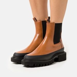 New allsaints Harlee lug sole Chelsea boot sz 8